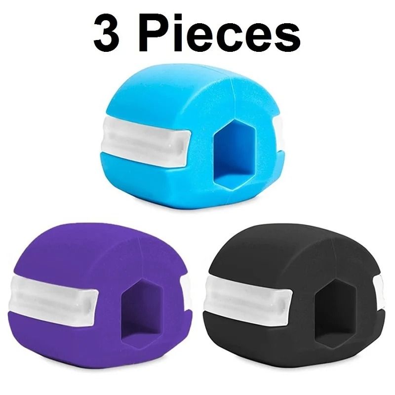 Silicone Jaw Exerciser Set For Jawline Training And Facial Muscle Strengthening 6
