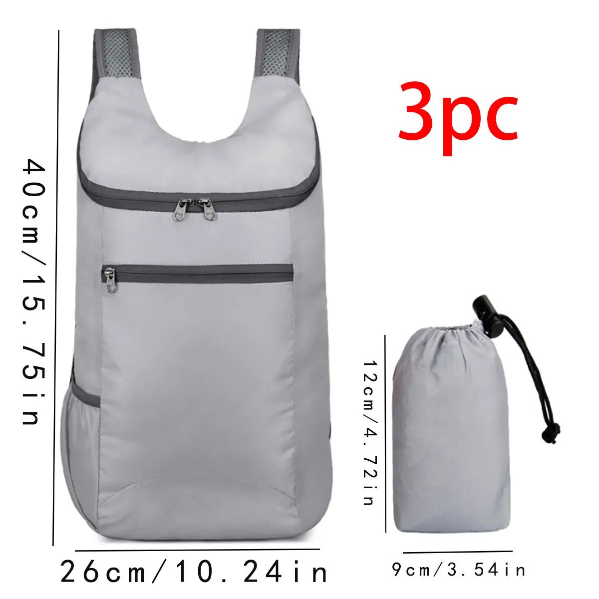 WeekendGo Foldable Waterproof Travel Backpack  Lightweight LargeCapacity Weekend  Business Bag 21