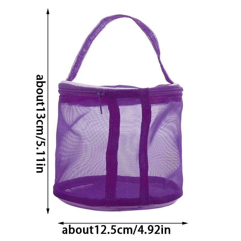 Portable Mesh Yarn Storage  Crochet Project Bag Organizer 3