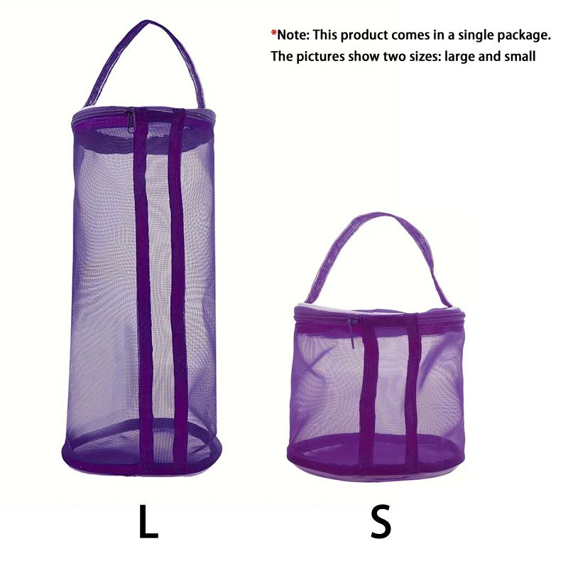 Portable Mesh Yarn Storage  Crochet Project Bag Organizer 9