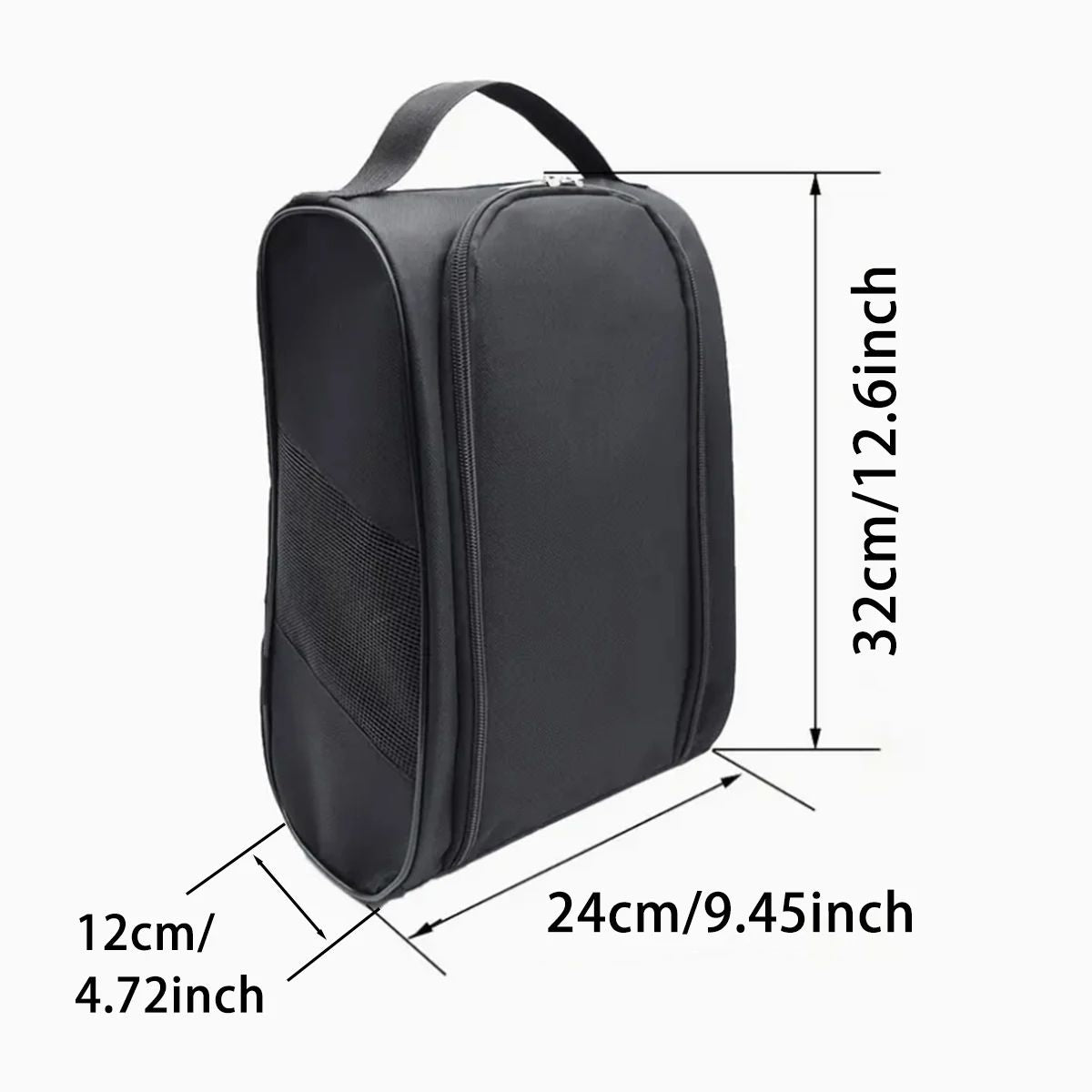 Portable Oxford Cloth Golf Shoe Bag  Breathable  Lightweight Shoe Carrier 4
