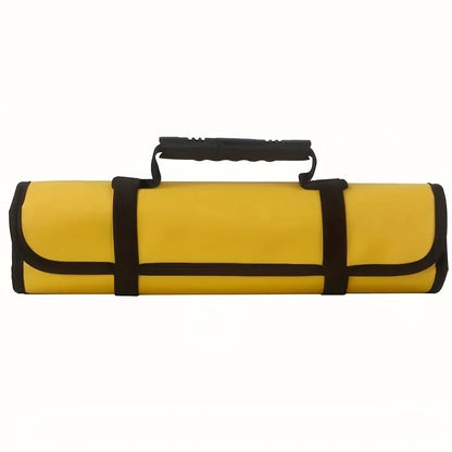 Compact 22Pocket Canvas Wrench Roll  Portable Tool Roll Bag For Hand Tools 9
