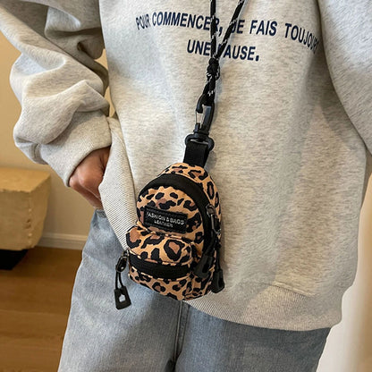 KoreanStyle Mini Shoulder Bag  Travel Coin Purse Set  Compact Crossbody Storage For Daily Essential 6