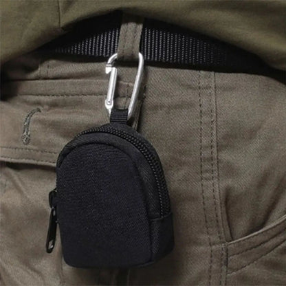 Compact Tactical Key & Coin Pouch - Everyday Carry Key Bag Wallet