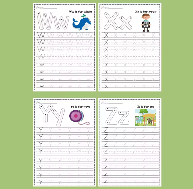 Alphabet Handwriting Practice Book For Kids 1