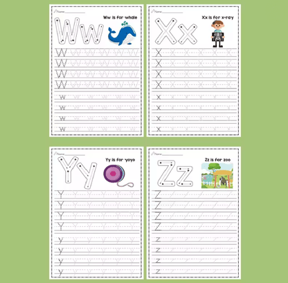 Alphabet Handwriting Practice Book For Kids 1