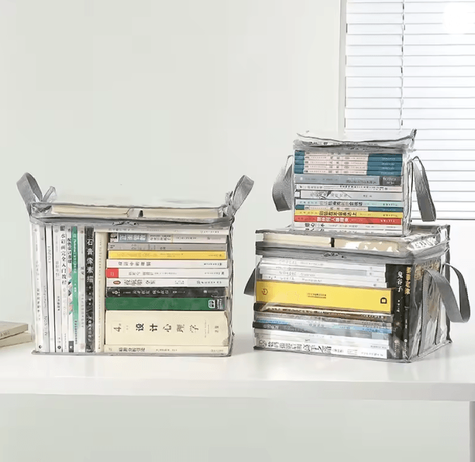 Foldable Book Organizer Box For Home And Dorm Rooms 1