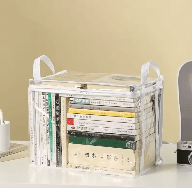 Foldable Book Organizer Box For Home And Dorm Rooms 8
