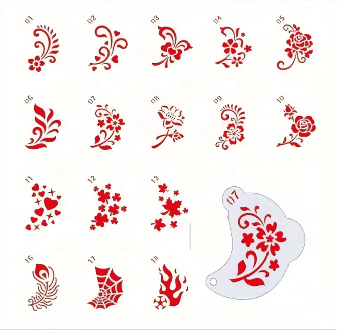 Reusable Face Painting Stencil Set For Kids And Creative Projects 2