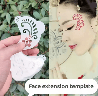 Reusable Face Painting Stencil Set For Kids And Creative Projects 4