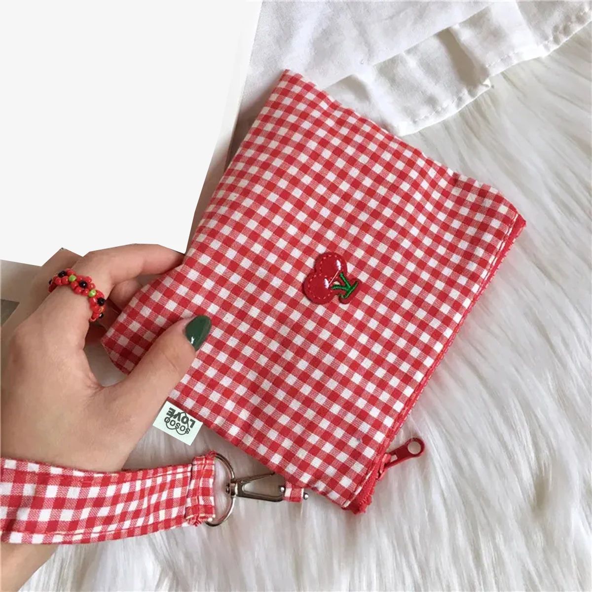 CherryCanvas LargeCapacity Travel Makeup Bag 2