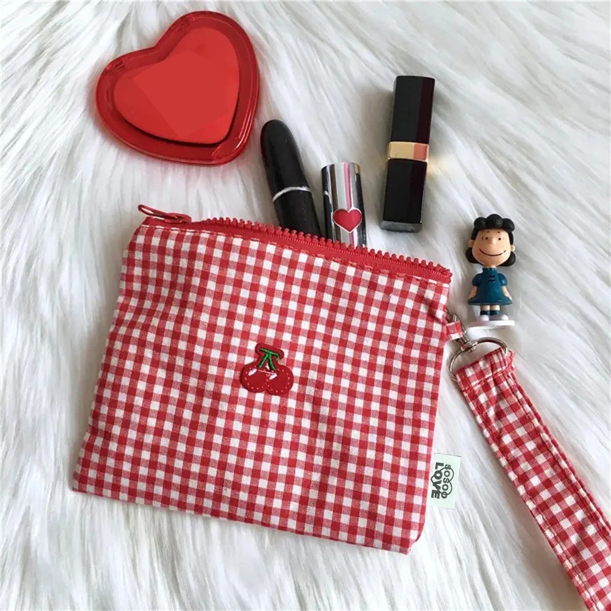 CherryCanvas LargeCapacity Travel Makeup Bag 3