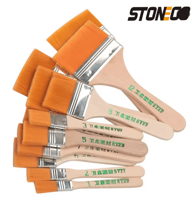 Nylon Paint Brush Set for Acrylic Oil and Watercolor Painting
