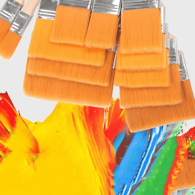 Nylon Paint Brush Set For Acrylic Oil And Watercolor Painting 3