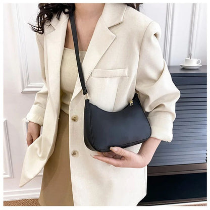 Chic Everyday Minimalist Shoulder Bag  Elegant Small Square Crossbody Bag 2