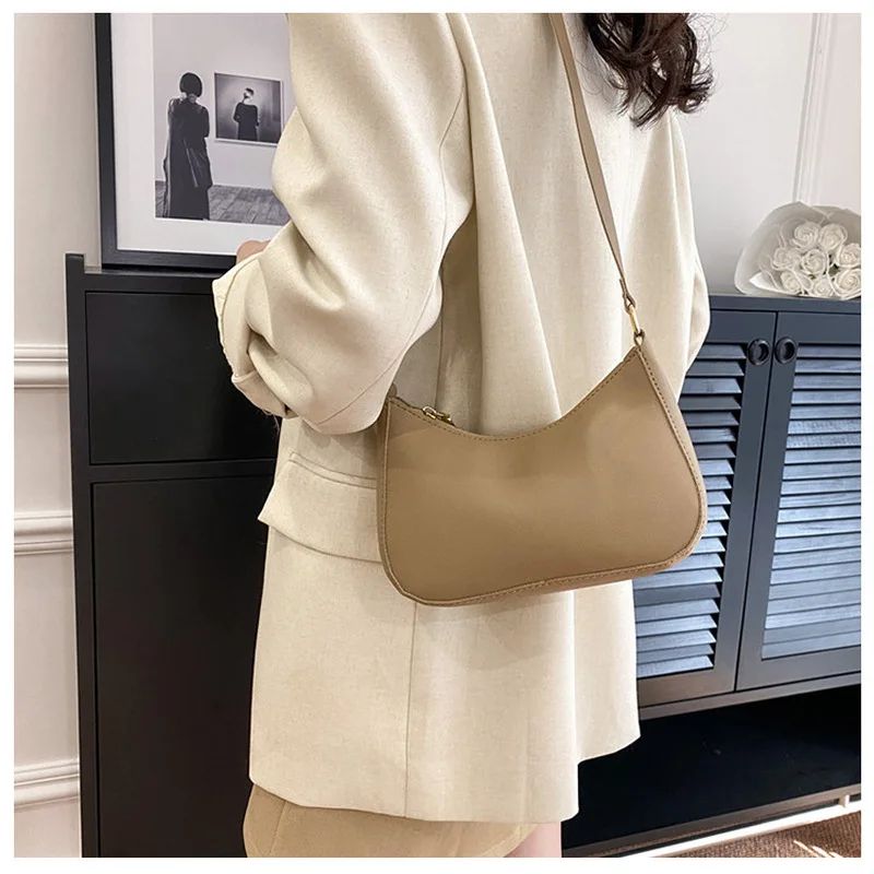 Chic Everyday Minimalist Shoulder Bag  Elegant Small Square Crossbody Bag 3