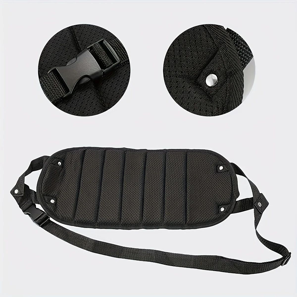 Adjustable Travel Foot Hammock For Airplane  Office Comfort 2