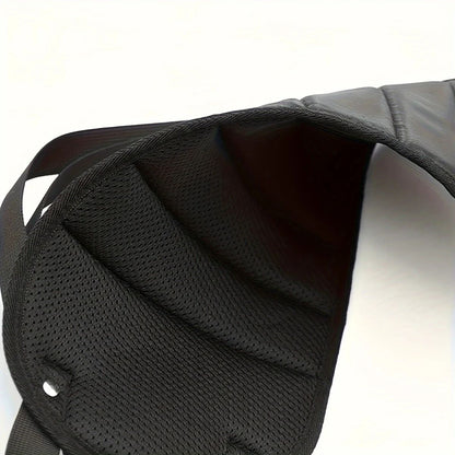Adjustable Travel Foot Hammock For Airplane  Office Comfort 5