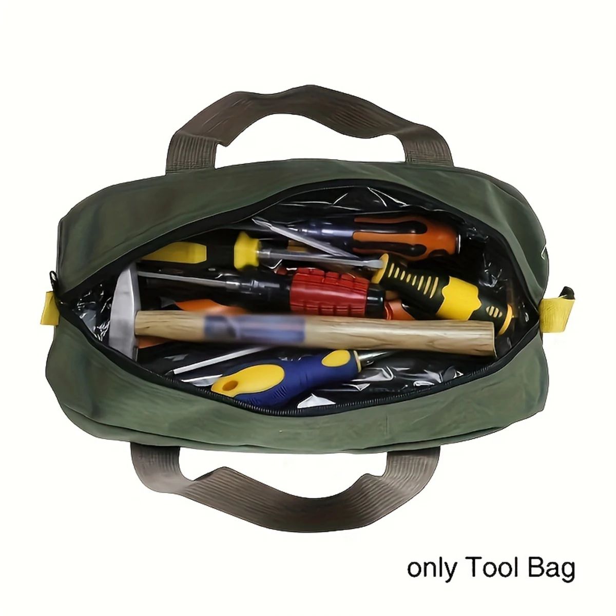 HeavyDuty Canvas Tool Bag  Large Capacity Portable Maintenance Organizer 5