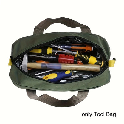 HeavyDuty Canvas Tool Bag  Large Capacity Portable Maintenance Organizer 5