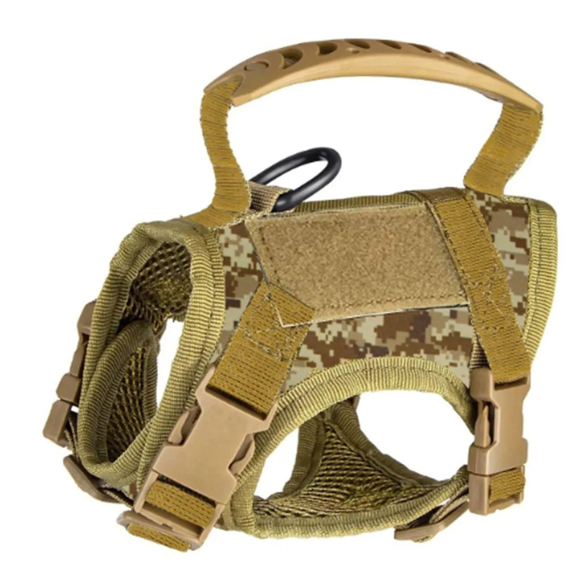 Khaki Tactical EscapeProof Cat Walking Vest  Adjustable Leash Set 7