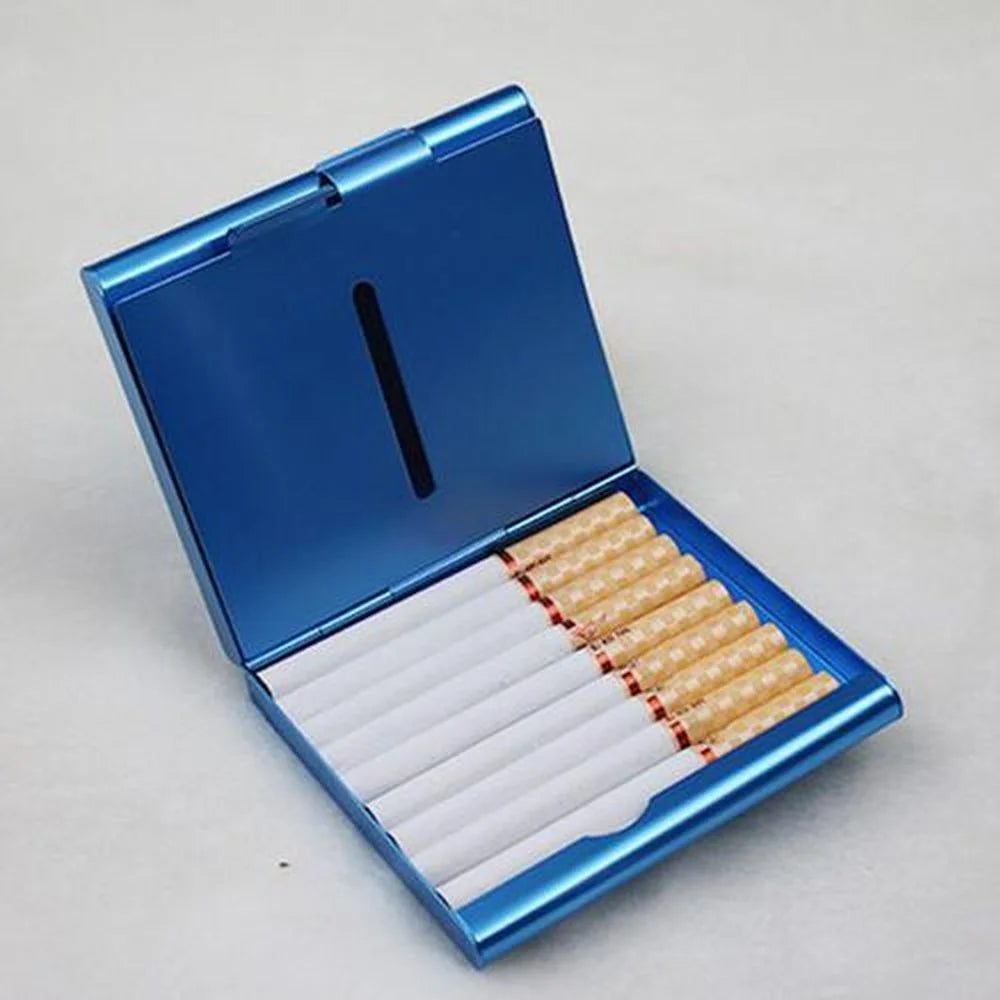 Creative Folio Cigarette Case, Personalized Ultra-thin Design, Aluminum Alloy Mens Custom Case