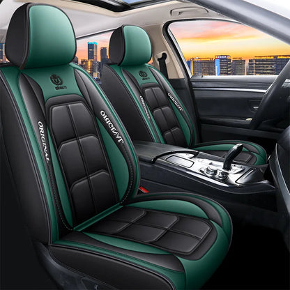 Full Leather Car Seat Cushion Driver Or Passenger Seat Cover All Season Universal Pad 5