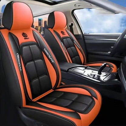 Full Leather Car Seat Cushion Driver Or Passenger Seat Cover All Season Universal Pad 7