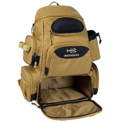 Lightweight Tactical Fishing Bag Tackle Backpack, Multifunctional Tackle Box