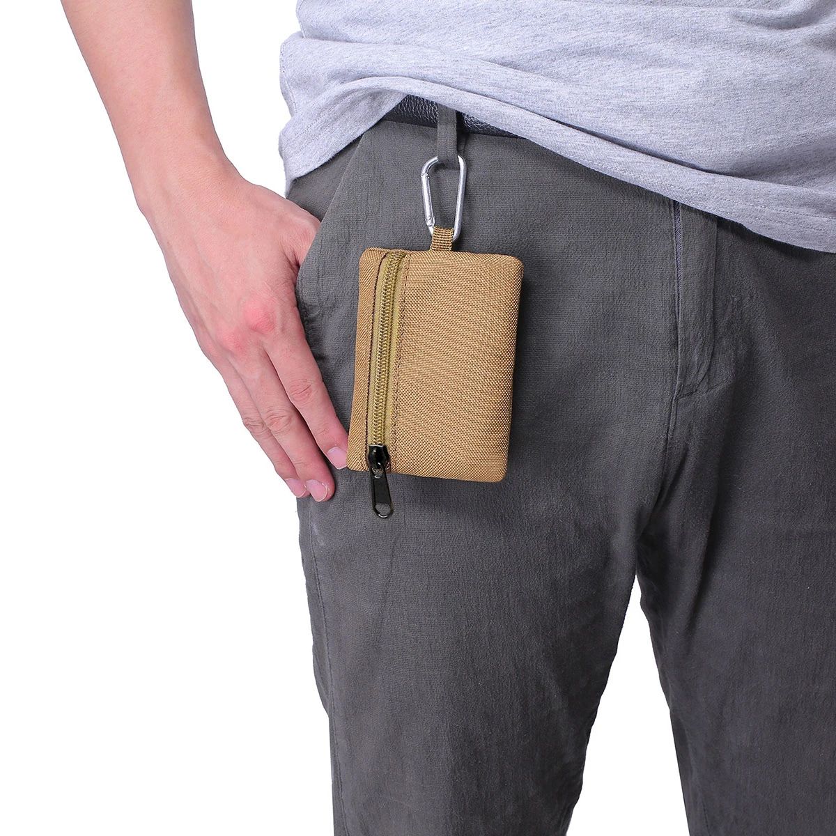 Compact Tactical EDC Coin  Key Pouch  Mini Waist Bag For Outdoors 8
