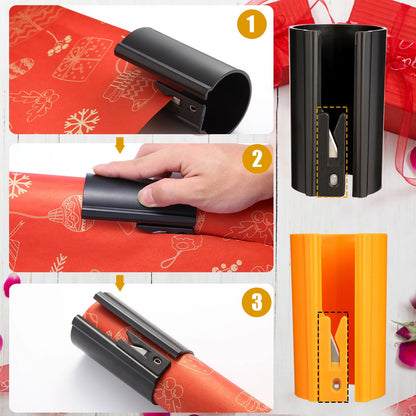 HORN EasyGlide Sliding Wrapping Paper Cutter  Fast  Clean Gift Wrap Trimmer For Christmas Birthdays 3