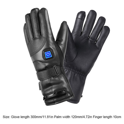 Rechargeable Thermal Heating Gloves Waterproof Touchscreen Gloves Hand Warmer For Outdoor Motorcycl 5