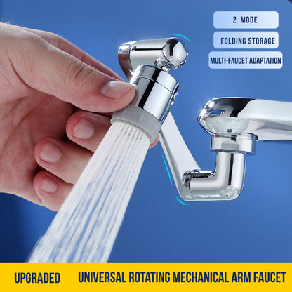 Swivel Extension Faucet Aerator Stainless Steel Water Flow Adapter For Kitchen And Bathroom Sinks 2