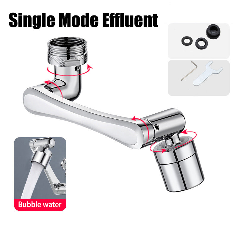 Swivel Extension Faucet Aerator Stainless Steel Water Flow Adapter For Kitchen And Bathroom Sinks 1