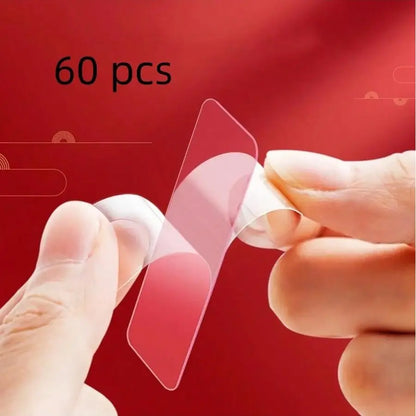 Waterproof Washable Double Sided Tape Transparent Nano Glue Seamless Self Adhesive