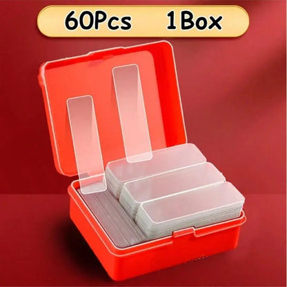 Waterproof Washable Double Sided Tape Transparent Nano Glue Seamless Self Adhesive 2