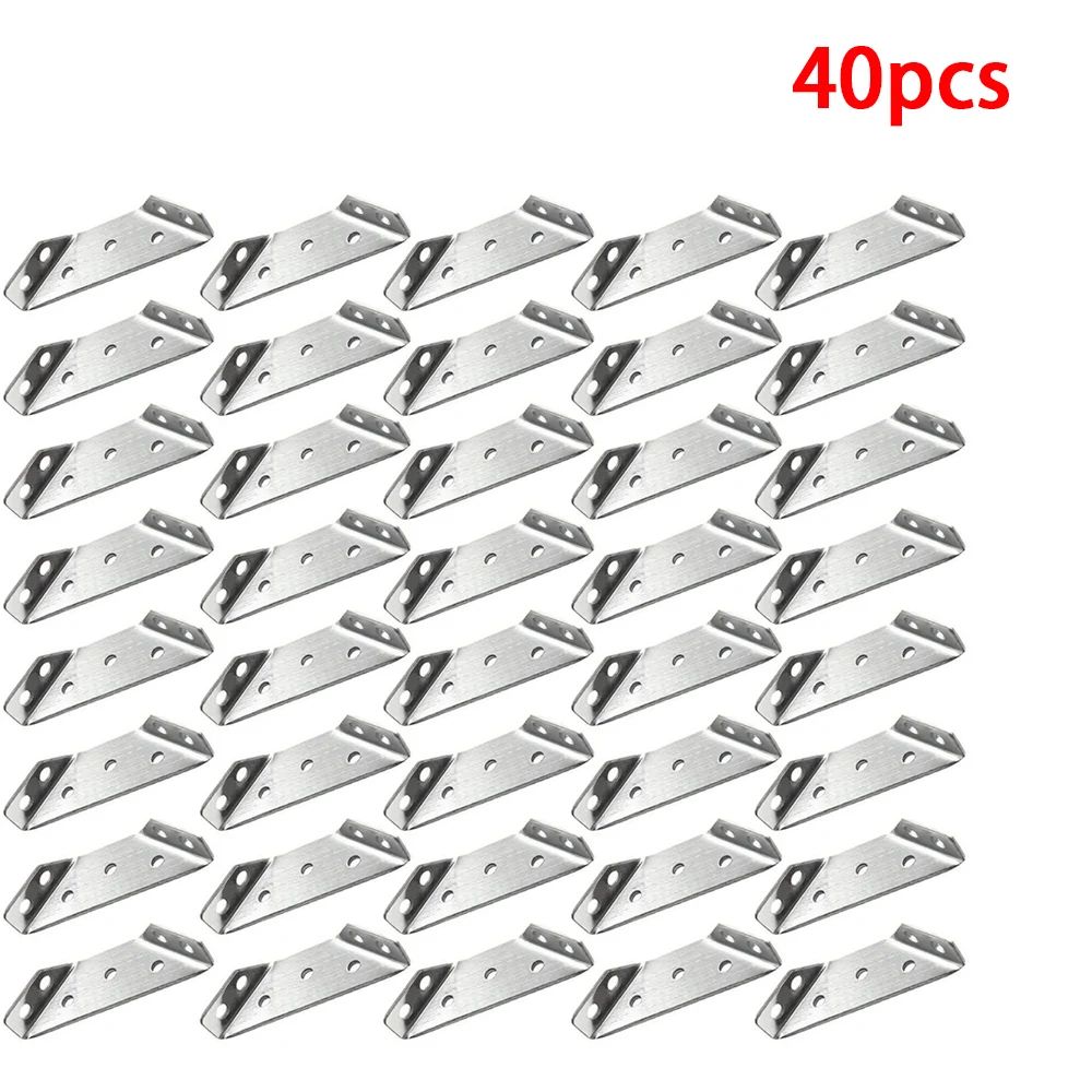 HeavyDuty Stainless Steel 90 Furniture Connector Brackets 7