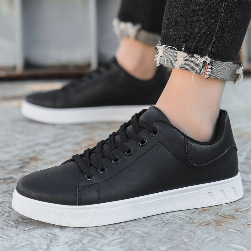 Trendy Casual Shoes British Leather Sneakers Classic Men Loafers Flats Platform Spring Summer Allma 2