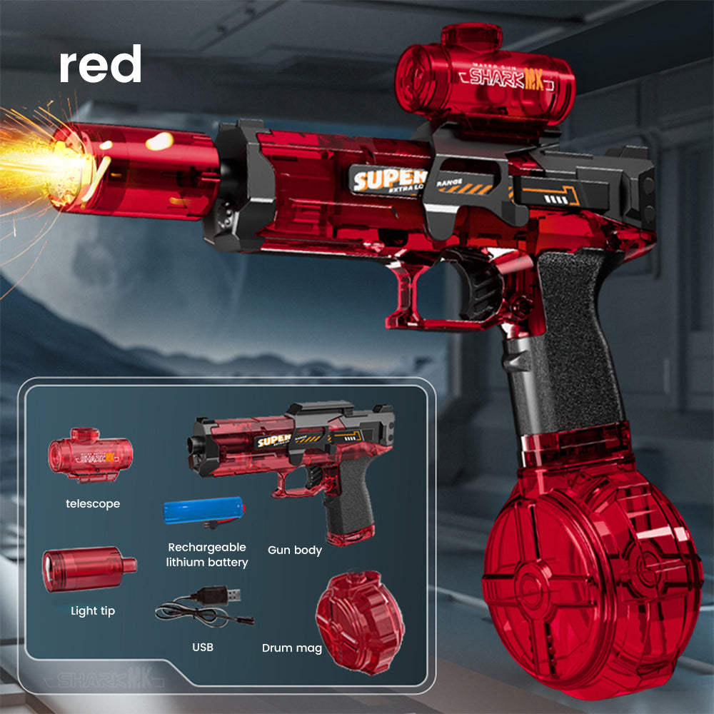 LargeCapacity Electric Water Gun Automatic Selfabsorbing Pulse Lighting Water Gun Toys For Kids Fun 3