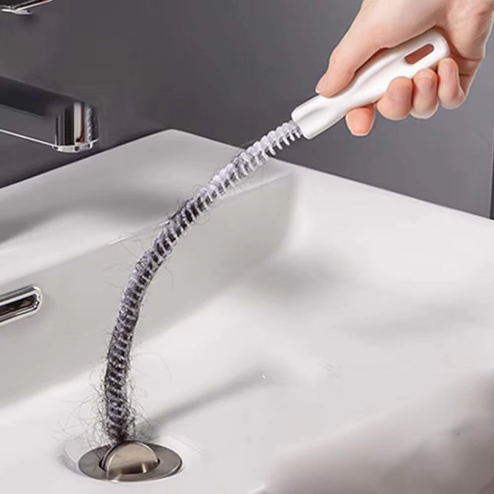 Drain Snake Cleaner, Drain Clog Remover for Bathroom Tub Toilet Kitchen Sink, Drain Hair Cleaner Tool for Sewer Blocked