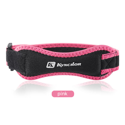Knee Tendon Strap Protector for Sports and Running, Adjustable Silica Gel Patella Band Support