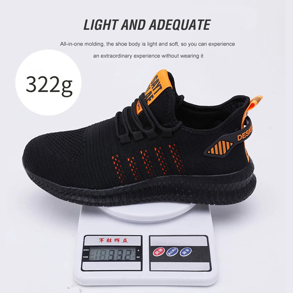 Breathable Work Safety Shoes New Summer Mens And Womens Sports Shoes Antipuncture Steel Head Durabl 4