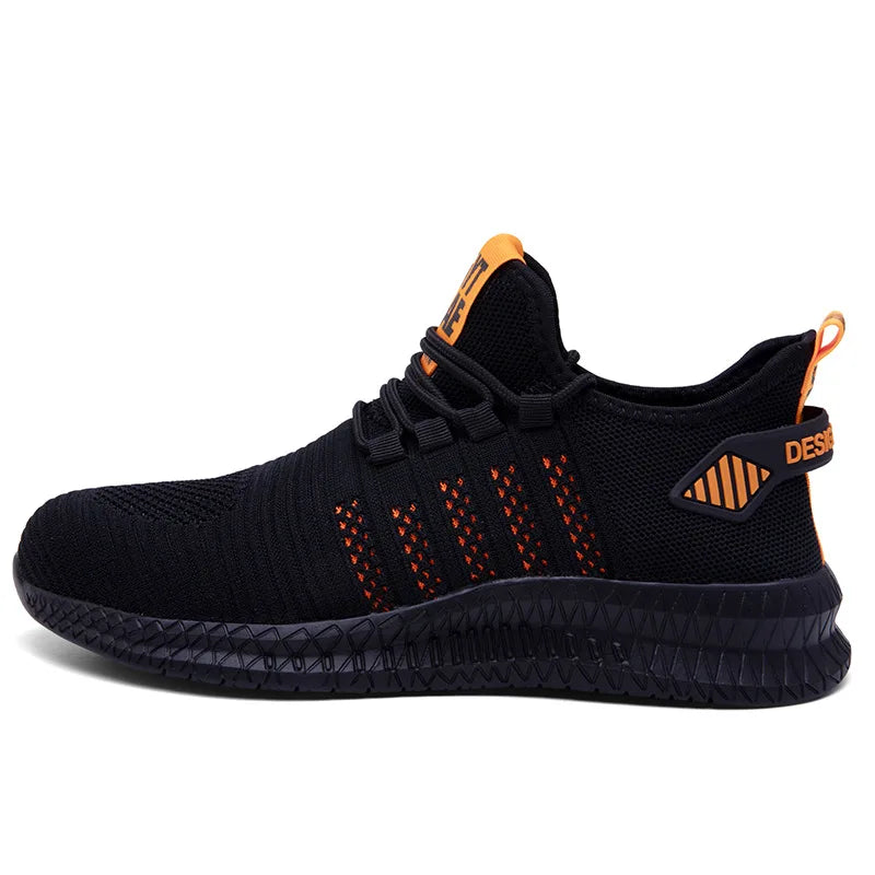 Breathable Work Safety Shoes New Summer Mens And Womens Sports Shoes Antipuncture Steel Head Durabl 7