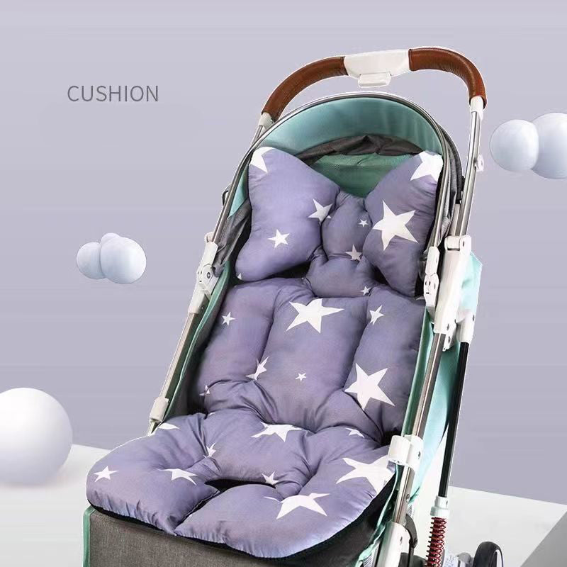 Baby Stroller Cushion Pad, Cotton High Chair Seat Liner, Mat Protector Cover for Child, Stroller Accessories