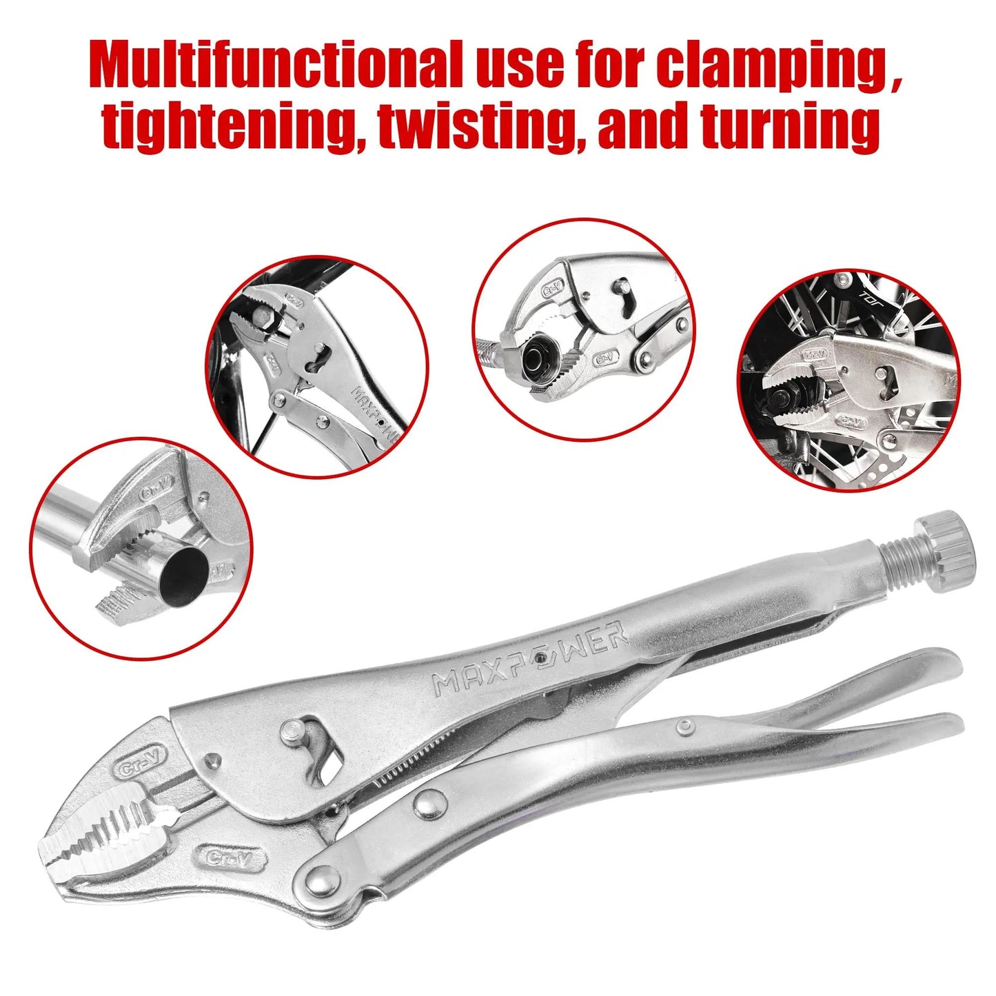IndustrialGrip Pro CType Locking Pliers  HeavyDuty Multifunctional Clamp Tool 3