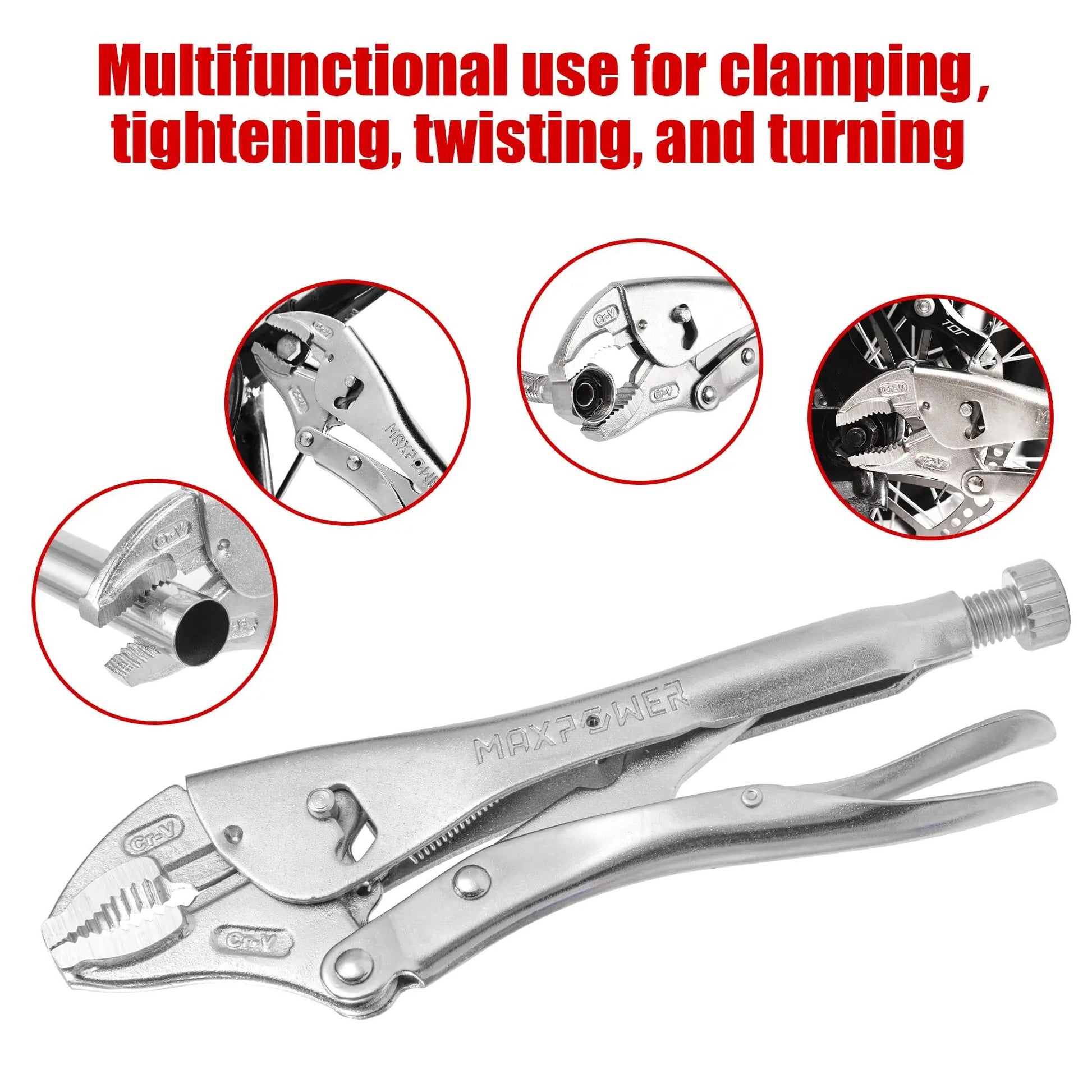 IndustrialGrip Pro CType Locking Pliers  HeavyDuty Multifunctional Clamp Tool 3