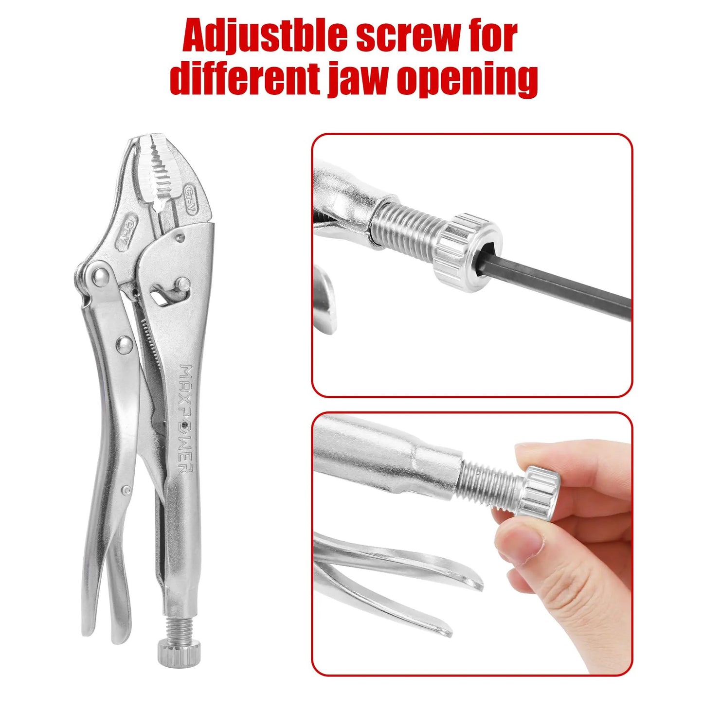 IndustrialGrip Pro CType Locking Pliers  HeavyDuty Multifunctional Clamp Tool 4