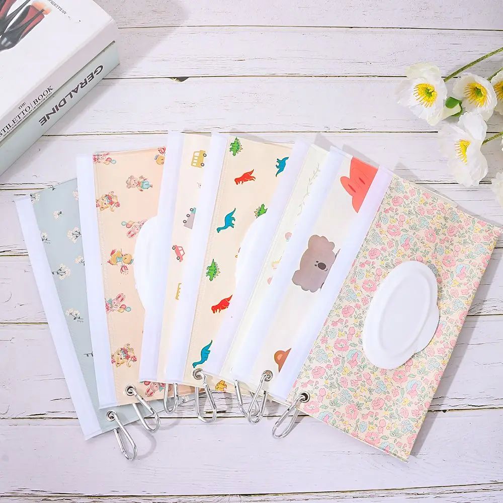 Cosmetic Pouch Fashion SnapStrap Flip Cover Baby Product Carrying Case Wet Wipes Bag Stroller Hangi 1