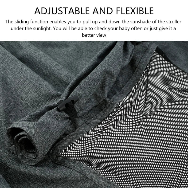 Newborn Buggy Sun Protection Baby Stroller Accessories Carriage SunShade 4
