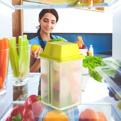 Reusable Pickle Jars, BPA Free Pickles Container with Strainer, Easy to Open Lid for Mess-Free Storage